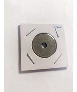 1916 Egypt – 10 Milliemes Coin – Sultan Hussein Kamel with Hole – Rare - $5.92 CAD