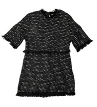Boutique Moschino fringed tweed a line dress size 6 - $482.27 CAD