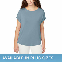 Buffalo David Bitton Womens Crewneck Top,Blue Sky,Large - £28.77 GBP