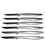 6 Vintage Gerber USA Legendary Blades Stainless Steel Steak Knives 3 1/4... - $41.03 CAD