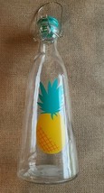 New Classic ~ 11.5&quot; Glass Water Carafe ~ Pineapple Design w/Locking Lid  - €25,68 EUR