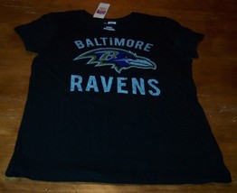 Vintage Style Women&#39;s Teen Baltimore Ravens Nfl Football T-Shirt Xl New w/ Tag - £14.80 GBP