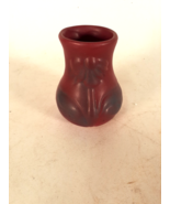 Van Briggle Art Pottery Tulip Vase, 4&quot; tall, Mulberry, Perfect Condition - £35.51 GBP
