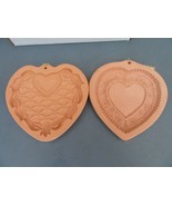Cotton Press Terra Cotta Ruffle Edge Heart ,Heart Frame set of 2 - €14,62 EUR