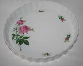 Oneida Pink -Rose- Quiche Dish   #2122 - $20.00