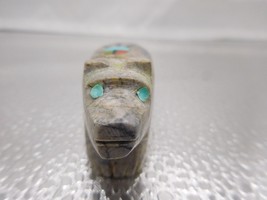 ZUNI Native American Pueblo Indian Annie Quam Gasper Inlaid Bear Very Rare - £435.25 GBP
