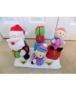 Animated Singing Santa &amp; Elves &quot;Deck The Halls&quot;--FREE SHIPPING! - £19.43 GBP