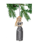 Celine Dion Ornament Hand Made Wool Felt Silk Road Bazaar - $39.29 CAD