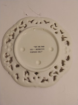 40th Anniversary Decorative Display White w/ Gold Accents 7&quot; Plate Enesco - £9.59 GBP