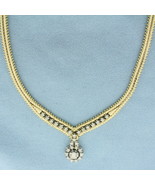 Italian Designer Diamond Necklace in 14k Yellow Gold - $4,431.25