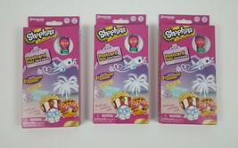 Girl Shopkins Postcard Pals Card Game  3 NEW Includes 1 Exclusive Shopkins  - $25.99