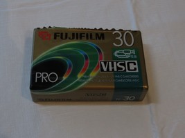 Fujifilm VHS-C Tape Pro Premium High Grade Camcorder TC 30 Video Cassett... - $10.29