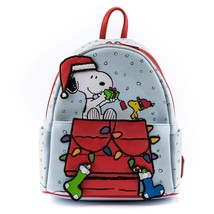 Peanuts - Snoopy & Woodstock Glow in the Dark (GITD) Backpack Bag by LOUNGEFLY - £62.34 GBP