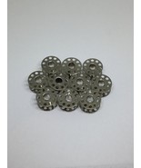 2518 Metal Bobbins Brother, Baby Lock, Singer,Janome,Necchi Kenmore - $167.54 MXN