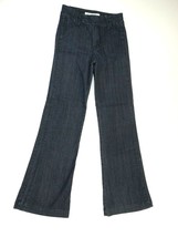 Salt Works Jeans Monroe Street Trousers Dark Blue Denim Flare Leg Womens... - £30.52 GBP