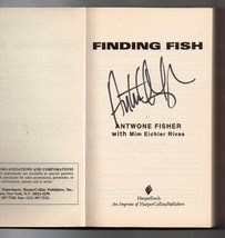 Finding Fish by Mim E. Rivas and Antwone Q. Fisher Signed Autographed PB Book - $50.15