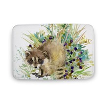 Watercolor Woodland Critters Bath Mat 16x24 Non-Slip Rug - $514.41 MXN