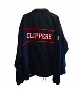 Champion Brand Vintage Los Angeles Clippers Jacket Snap Front Men&#39;s Sz X... - £59.76 GBP