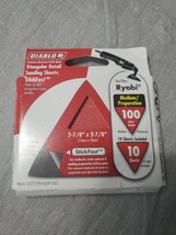 Diablo Triangular Detail Sanding Sheets 100 Grit 10 Pack - $9.40