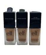ELF Flawless Satin Foundation 300 Sand Medium Coverage .68 oz. New Lot Of 3 - $41.27 CAD