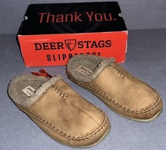 Deer Stags Slipperooz Nordic Slipper Chestnut Mens Size 9 M MSCD NIB - £16.11 GBP