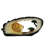 Regal Elites Vista Feather Series 5&quot; Long Wildlife Sculpture LION HEAD F... - £14.21 GBP