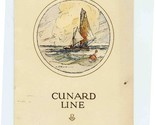 Cunard Line R M S Laconia Personalized Dinner Menu 1926 - £25.05 GBP