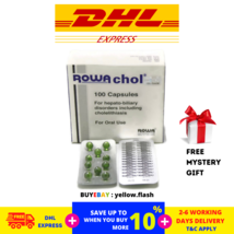 ROWACHOL 100&#39;s For Hepato Biliary Disorders Cholelitiasis &amp; Gallstones D... - $52.70