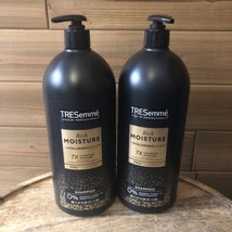 (2) TRESemme Rich Moisture Shampoo, Vitamin E + Hyaluronic Dye-Free 40oz... - £29.88 GBP