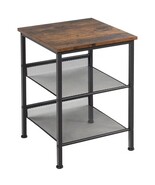 3-Tier Industrial End Side Table with 2 Adjustable Metal Shelves Bedroom... - €30,68 EUR 3-Tier Industrial End Side Table with 2 Adjustable Metal Shelves Bedroom... - €30,68 EUR