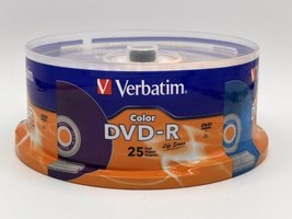 Verbatim DVD-R 16x Speed 4.7gb 120 Min 25-Pack Spindle Life Series - £10.32 GBP