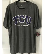 Large TCU Horned Frogs Colosseum Short Sleeves Gray T-Shirt 25 Years NWT - £17.99 GBP