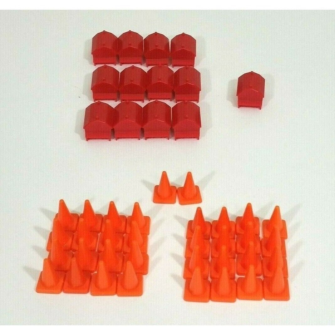 Monopoly Disney Pixar 2007 Toy Barns Traffic Cones Replacement Parts - $9.74