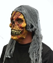 Skull Halloween Mask Zombie Walking Dead Realistic Latex Costume Mask - £15.25 GBP