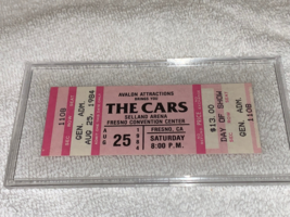 The Cars 1984 Unused Concert Ticket Ric Ocasek Benjamin Orr Selland Arena Ca Usa - £20.13 GBP