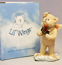 Boyds Bears &amp; Friends: Li&#39;l Wings - Joy - 24165 - Angel Bear - £12.71 GBP