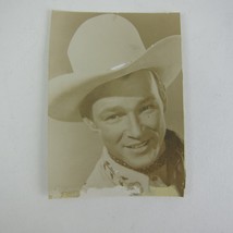 Roy Rogers Photograph Hollywood Actor Western Star Headshot 3x2 Vintage 1940s - £7.85 GBP