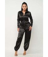 Front Zipper Pockets Top And Pants Jumpsuit - $108.49 CAD