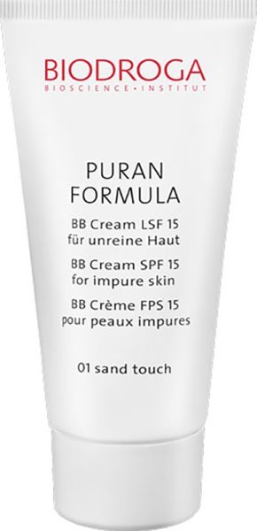 Biodroga Puran Formula Bb Cream Spf 15 For Impure Skin 01 Sand 40 ml - $70.00