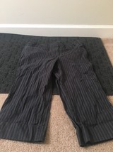 Ann Taylor Loft Women&#39;s Multicolor Striped Capri Pants Size 10 - £32.20 GBP