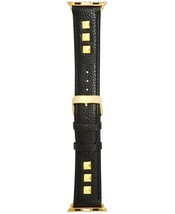 Nuevo I. N.c. Mujer Oro con Tachuelas Piel Sintética 38mm Correa para Ap... - $186.02 MXN