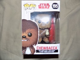 Funko POP Star Wars #195 Chewbacca Vinyl Bobble-Head  NEW HTF - £22.86 GBP