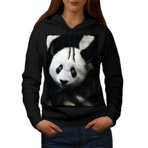 Wellcoda Giant Panda Bear Womens Hoodie, Jungle Life Casual Hooded Sweatshirt - £29.15 GBP
