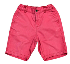 Boy's Chino Shorts Size 6H Husky Children's Place Coral Red Adjustable Waist - £5.42 GBP
