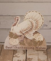 Bethany Lowe Fall Thanksgiving &quot;Romantic Fall Turkey Dummy Board&quot; RL0837 - £15.04 GBP