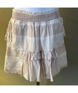 Banana Republic cotton skirt size 2 stretch waist &amp; tie - £23.74 GBP