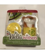 American Girl FOX &amp; COMPOSTING CAN SET Plush Animal Pet Trash Recycle Bi... - $28.04