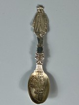 Benjamin Franklin Philadelphia Pennsylvania Sterling Silver Souvenir Spoon .925 - £62.86 GBP