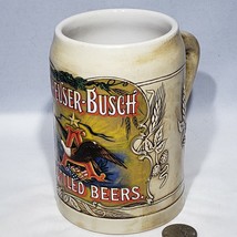 VTG Anheuser Busch Budweiser Bottled Beer 3D Stein Mug 1991 by Ceramarte Brazil - £12.74 GBP