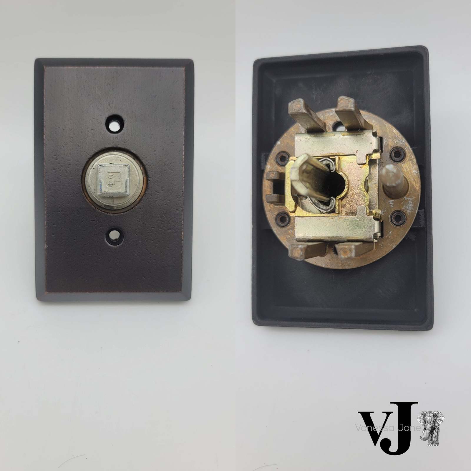 Emtek Replacement Single Side Sandcast Bronze No. 3 Rosette - $50.00